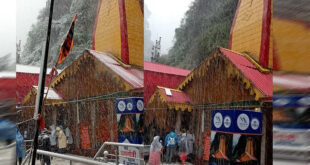 Yamunatri में बारिश: बदलते मौसम की स्थिति..।हेमकुंड साहिब धाम में चार इंच तक बर्फबारी